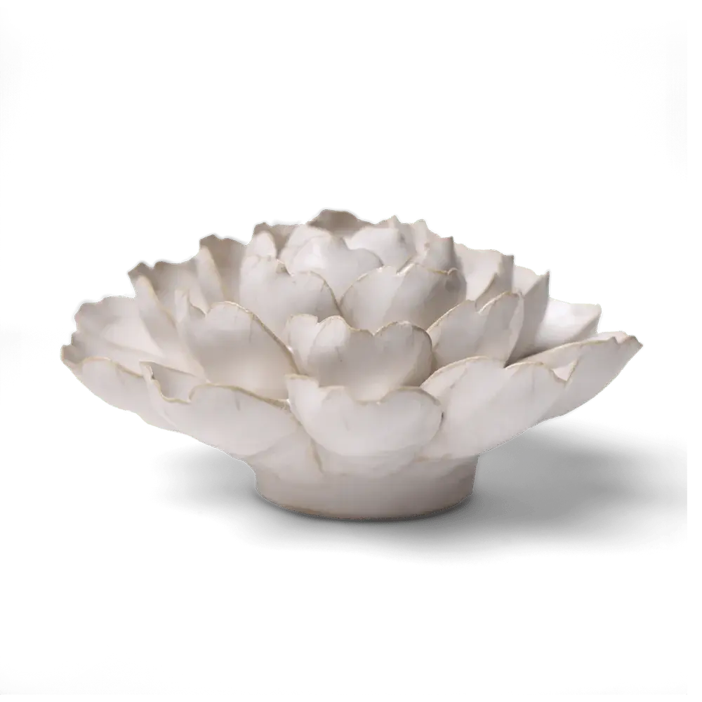 Chive Ivory Empire Cabbage – Keramische Wandbloem